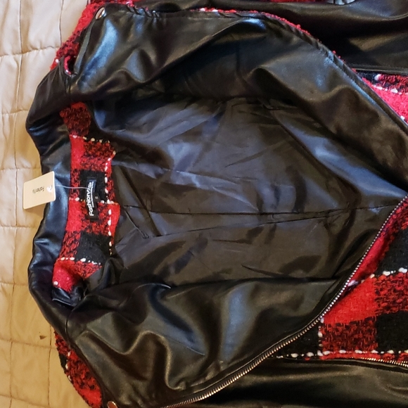 Fashion Mia knit & leather Jacket - Picture 5 of 6